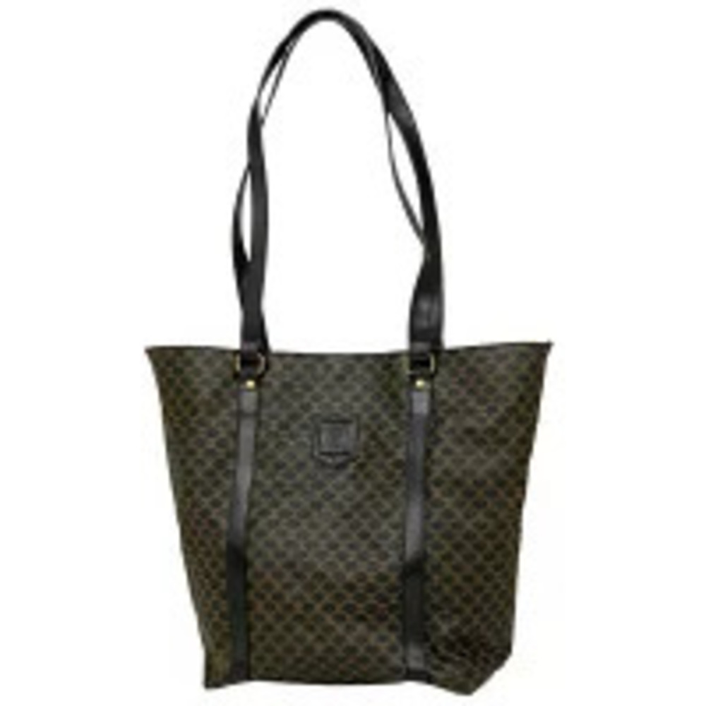 Celine Macadam tote bag shoulder brown black